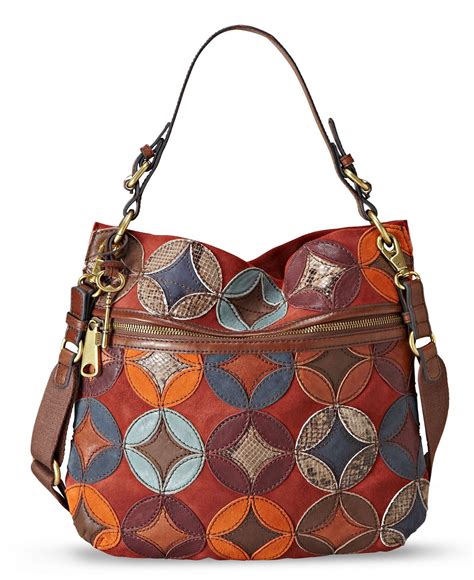 leather patchwork bag